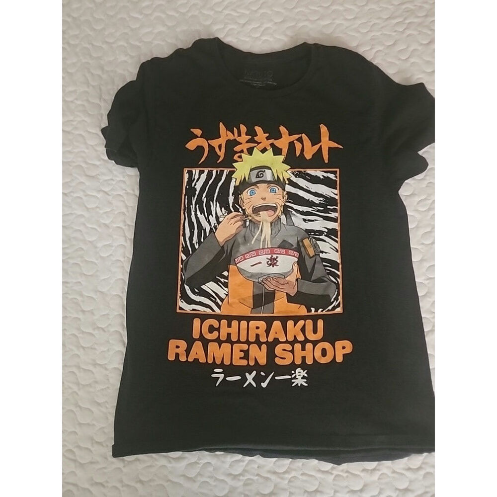 Japanese Cartoon Ramen Shop Graphic Tee T Shirt Noodle Shop Naruto Ichiraku
